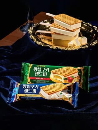 빙그레 왕실 쿠키 샌드바 2종 24개