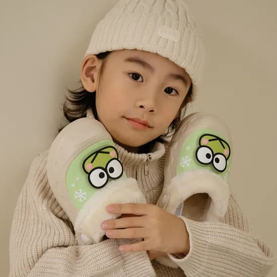 산리오X디즈니 시나모롤 클리어 방한부츠