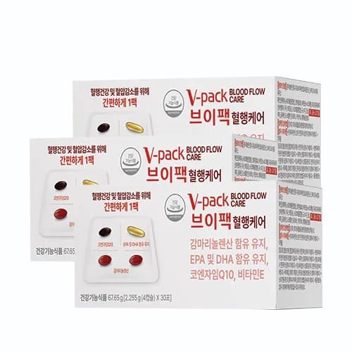 안국약품 브이팩 올인원 혈행케어 30포 3개