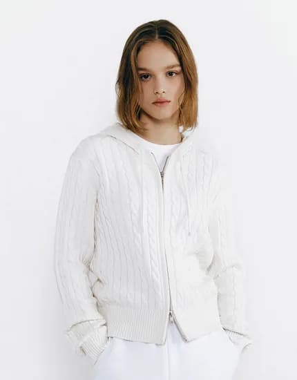 세탁기 건조기 막돌리는 투웨이 집업 가디건