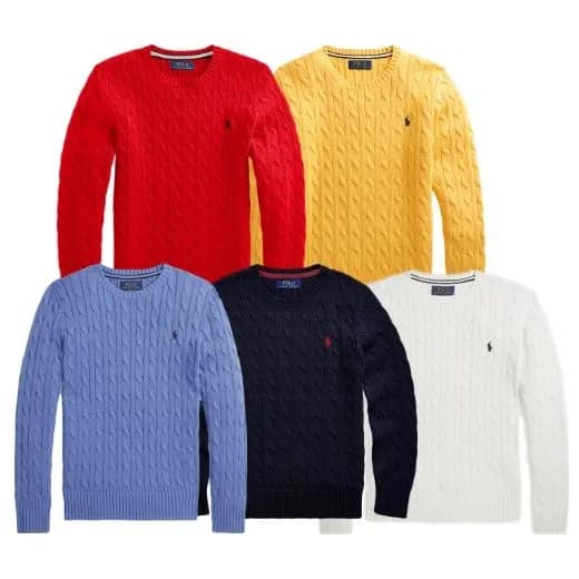 폴로랄프로렌 보이즈 꽈배기 니트 67,750원