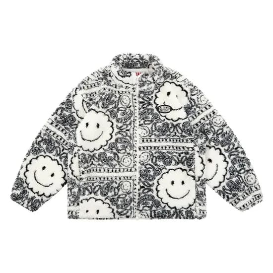 아이스비스킷 스마일리 부클 점퍼