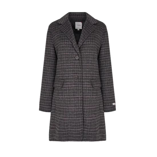 크로커다일레이디 울 블렌드 하프 코트