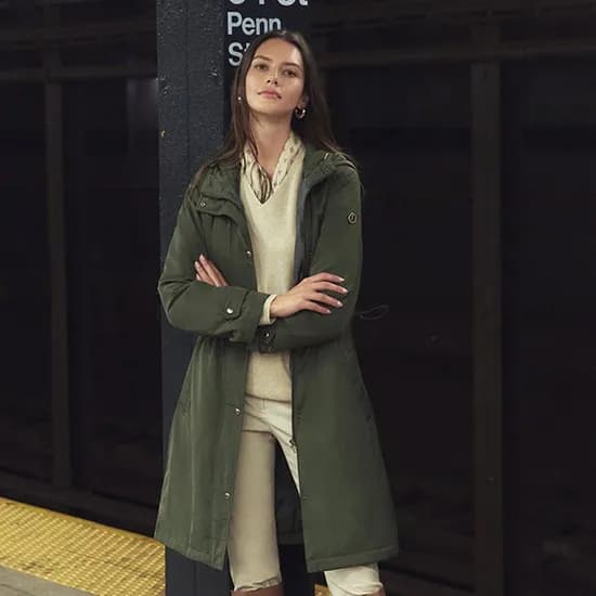 존스뉴욕 경량 사파리 다운