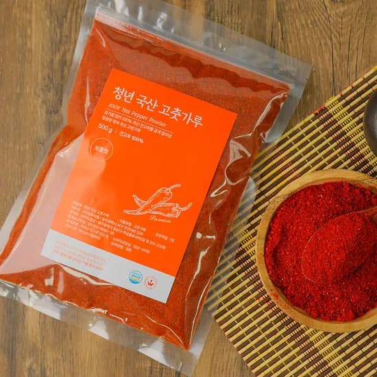 25년 햇 국내산 굵은 고춧가루 1kg