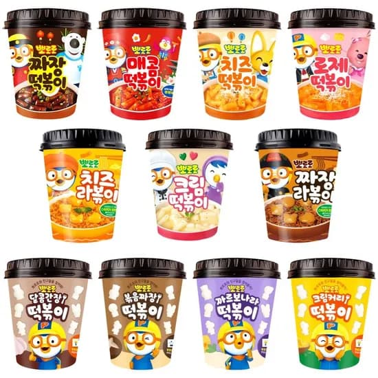뽀로로 컵 떡볶이 11종 5+5 골라담기