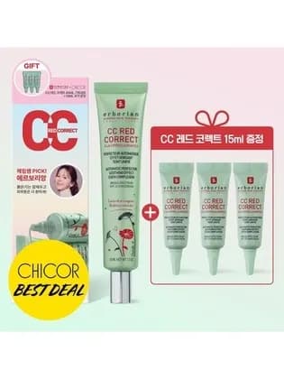 에르보리앙 CC레드코렉트 45ml+5ml 3개