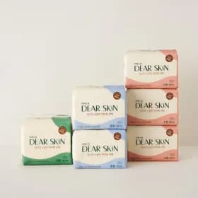 디어스킨 생리대 중형/대형/소형 4팩