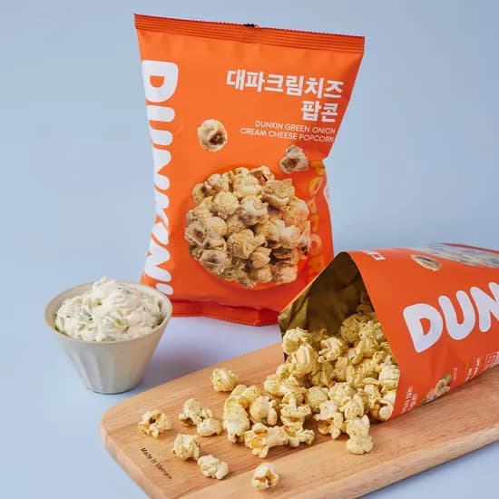 던킨 미니 대파 크림치즈팝콘 골라담기 15g 30봉 80g 10봉
