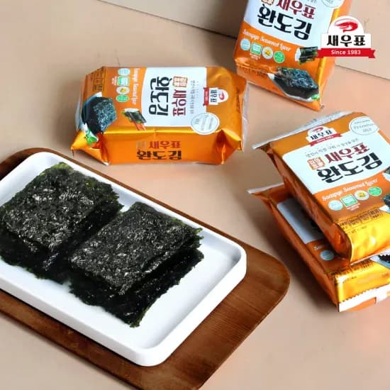 새우표 완도 프리미엄 도시락김 4g x 72봉