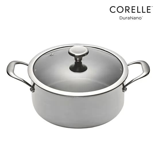 코렐 듀라나노 논코팅 양수냄비 24cm 뚜껑 포함