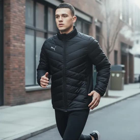 푸마 경량 하이브리드 덕 다운자켓