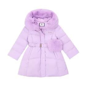 프랜치캣 연보라 오리털 롱패딩