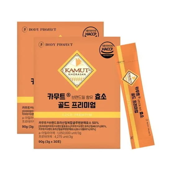 바디프로젝트 카무트 효소 2박스