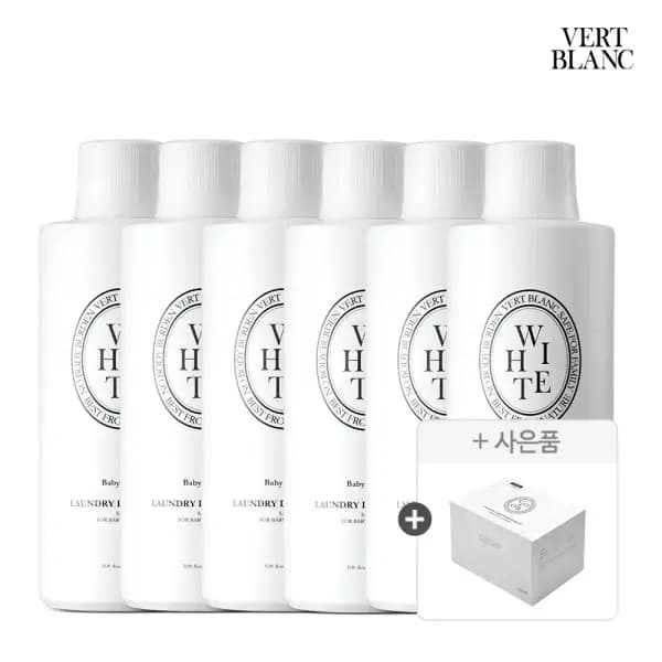 베르블랑 신제품 섬유유연제 6개 이염방지시트 100매