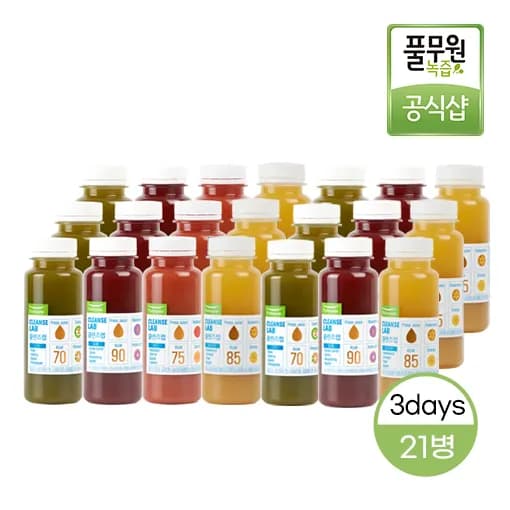 풀무원녹즙 클렌즈랩 3days 프로그램 21병