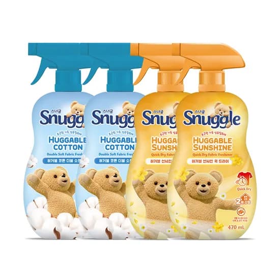 스너글 섬유탈취제 470ml 4개입