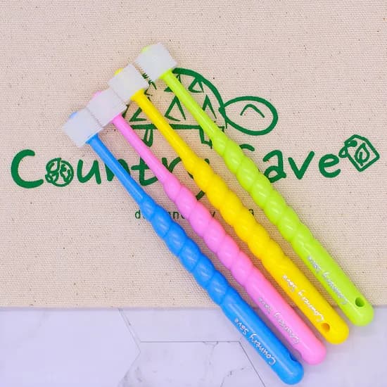 미스터버블 컨트리세이브 잇몸케어 360도 원형칫솔 4개 세트