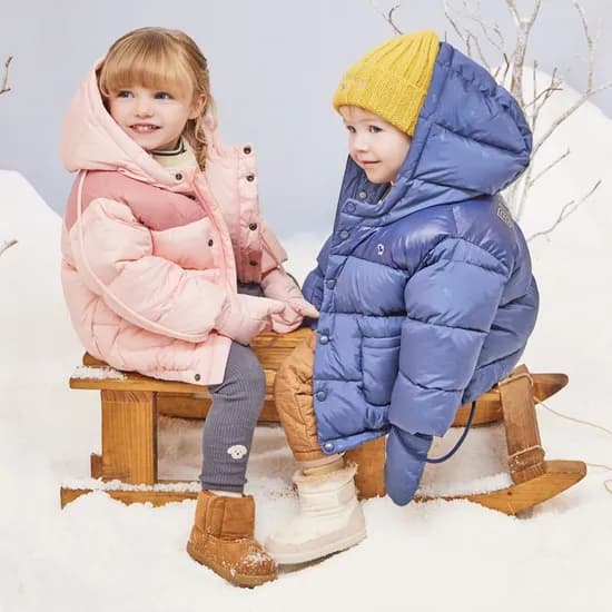 블루독베이비 덕다운 겨울 패딩 장갑 세트 12개