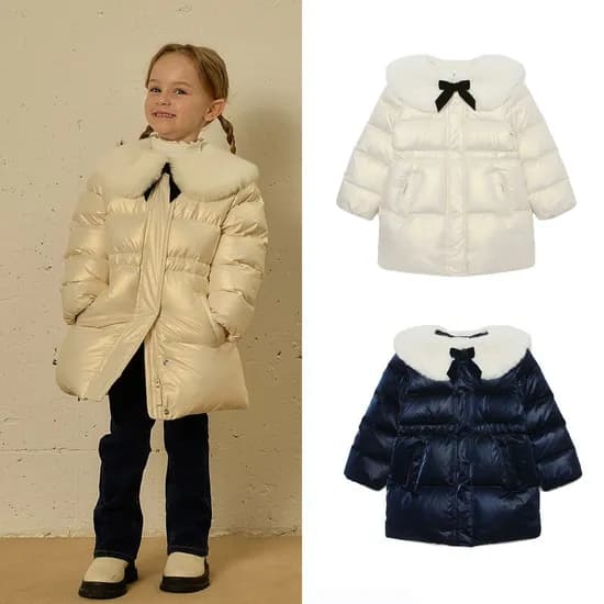 래핑차일드 여아 겨울 롱다운