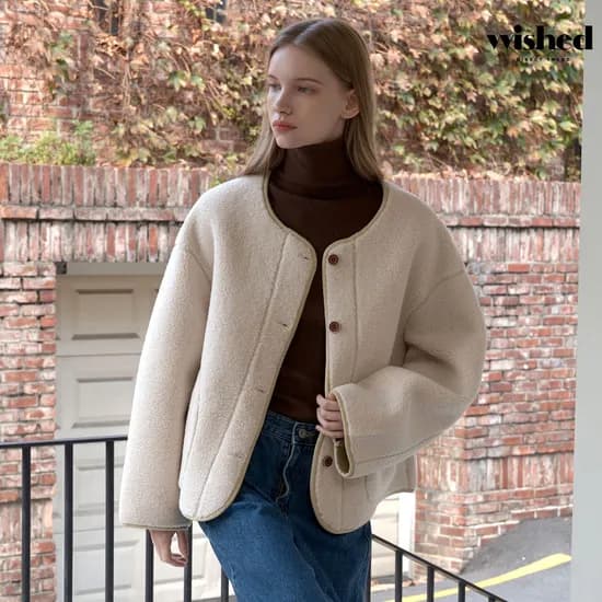 후리스 뽀글이 양털 긴팔 자켓