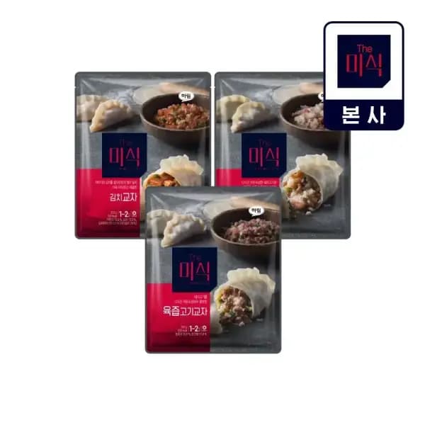 더미식교자 육즙고기 2개 김치 2개 새우 2개