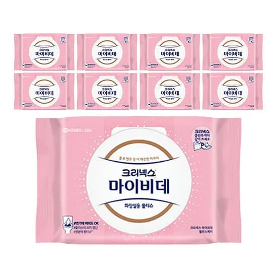 크리넥스 마이비데 밸런스케어 캡형 40매 9개