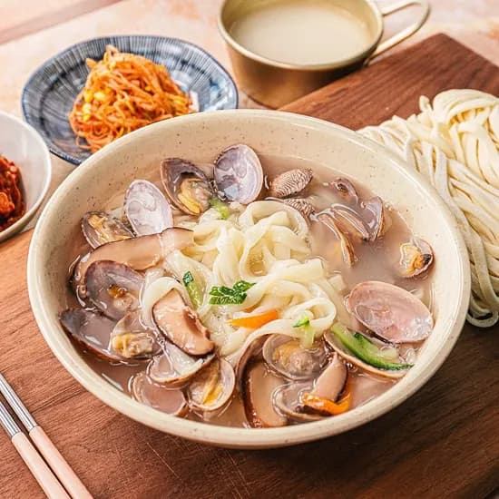 군산 바지락 칼국수 7인분 생면 7봉