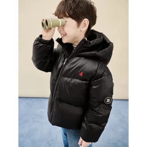 빈폴 키즈 베이직 덕다운 푸퍼 숏패딩