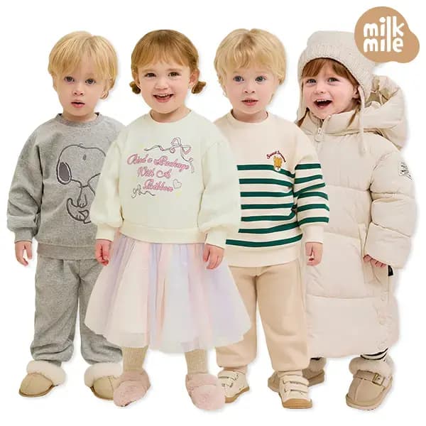 밀크마일 디즈니 칩앤데일 상하복