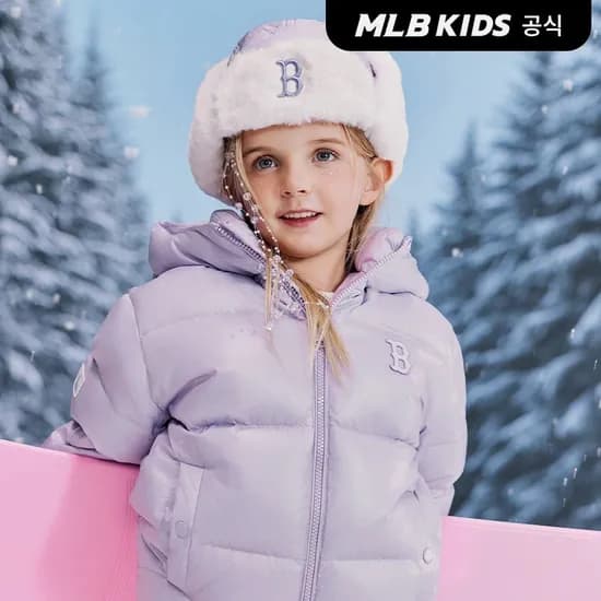 MLB 키즈 에어 데일리 글로시 숏 덕다운