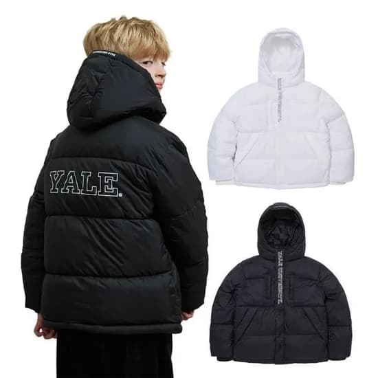 예일키즈 시그니처 레터링 패딩