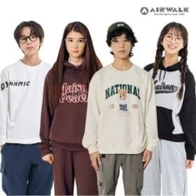 에어워크주니어 겨울 티셔츠 맨투맨 후드집업 12개