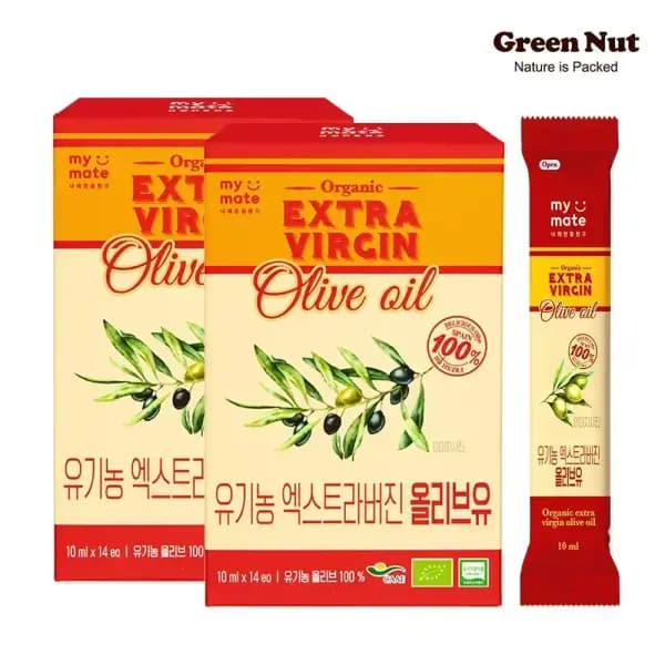 그린너트 유기농 엑스트라버진 올리브오일 2박스 28개입