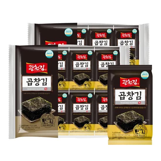 광천김 곱창 도시락김 32봉