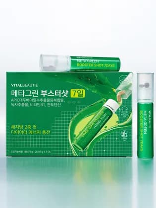 바이탈뷰티 메타그린 부스터샷 7개입 4세트+4일분