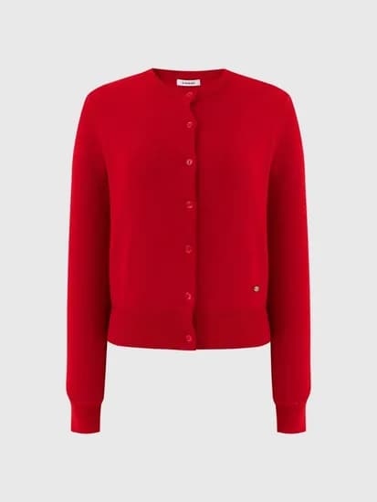 룩캐스트 힌스 캐시 라운드 가디건