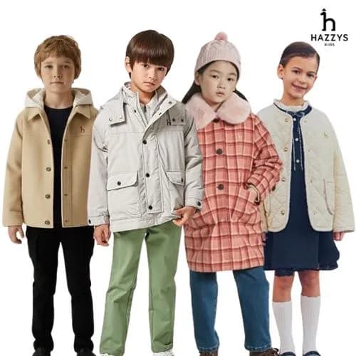 헤지스키즈 모 100 하프 코트