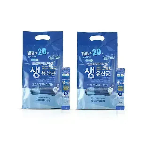 서울약사신협 프로바이오틱스 생유산균 120포 2개