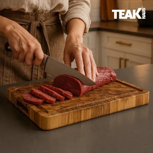 티크나무 원목 도마 1개