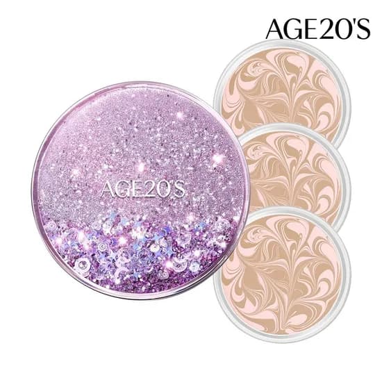 에이지투웨니스 오리지널 샤이닝 드롭팩트 케이스+리필 3개