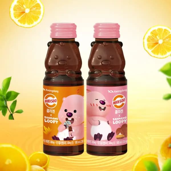 광동 비타500 콜라겐 100ml 50병 잔망루피 가을 에디션