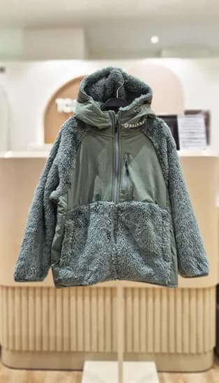 남아 밸런스 화섬배색 니트집업