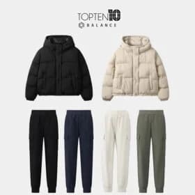 탑텐밸런스 기모 수퍼스트레치 팬츠 집업 점퍼 외 다양