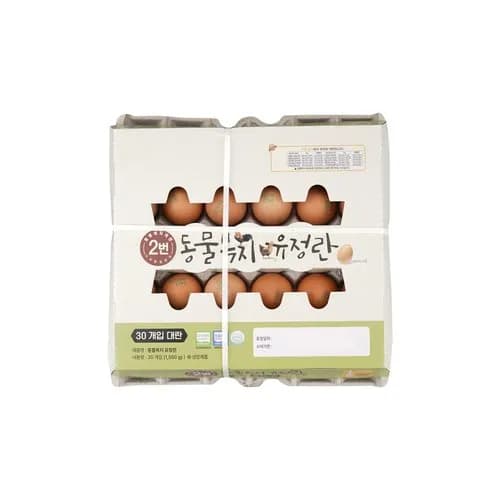 동물복지유정란 30개 4990원