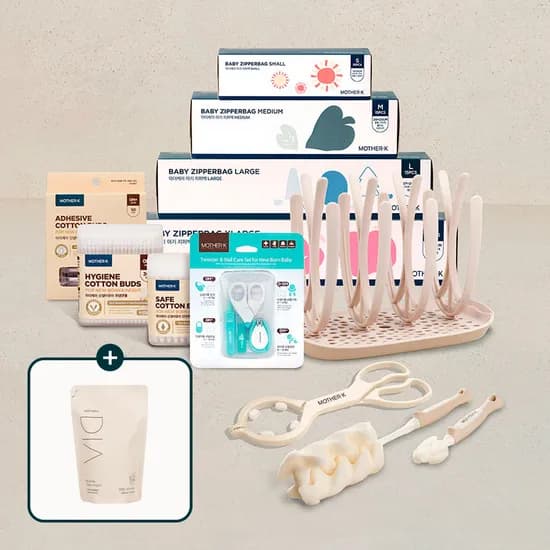 마더케이 국민템풀패키지 지퍼백4종 세척용품세트 네일케어 면봉3종 59,500원