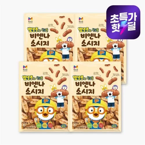 목우촌몰 뽀로로비엔나 270g x 4