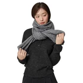 플라스틱아일랜드 브이넥 트위드 가디건