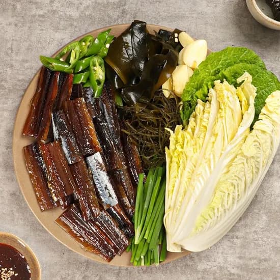 구룡포 과메기 10미 20쪽 야채세트(소)