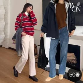 다온샵 도톰피치 기모 레깅스 1개